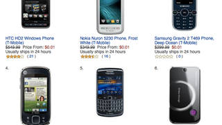 Amazon Offering All T-Mobile Phones For 1 Cent